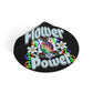 Flower Power - Round Vinyl Stickers
