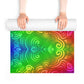 Rainbow Swirls - Foam Yoga Mat