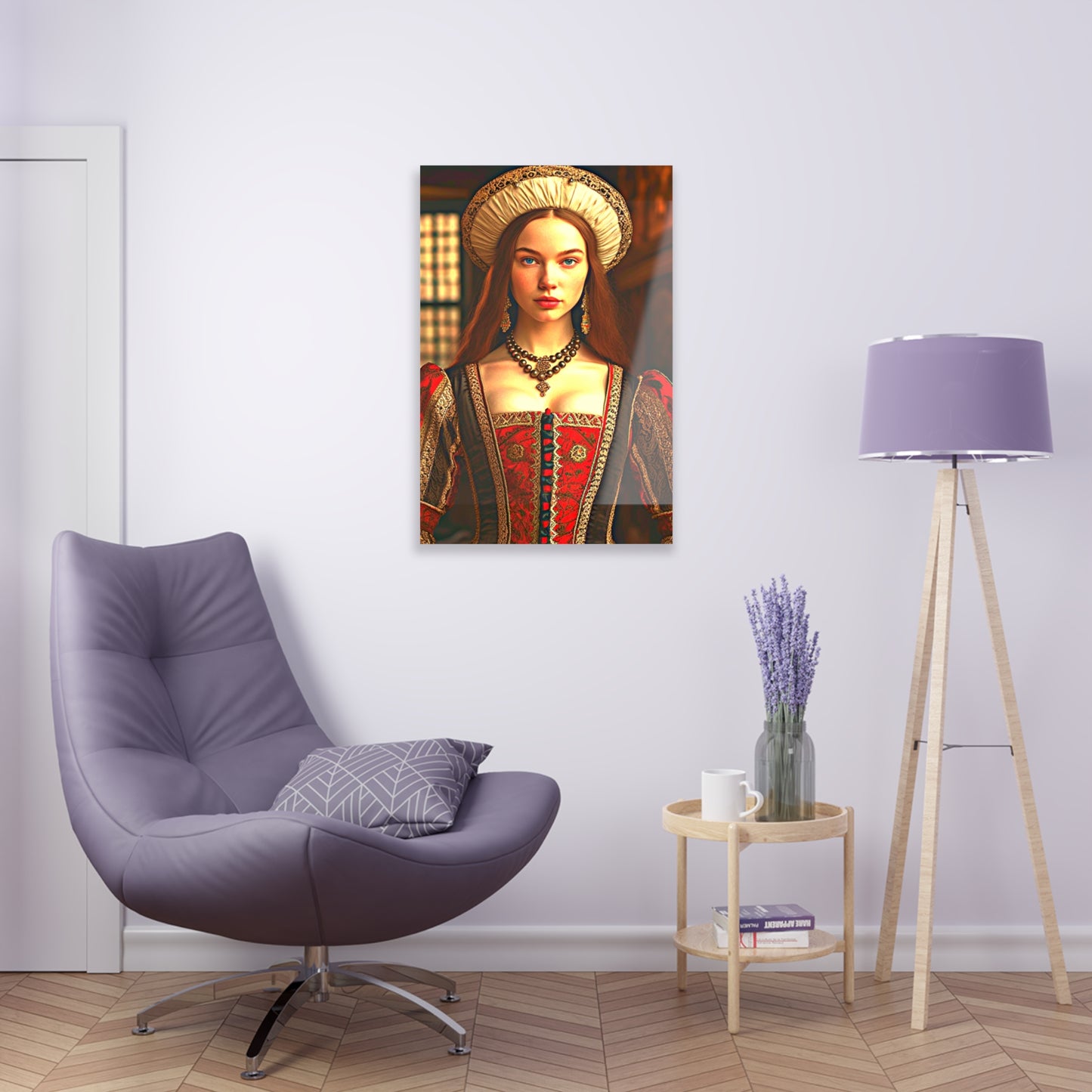 Lady in Red - Acrylic Prints