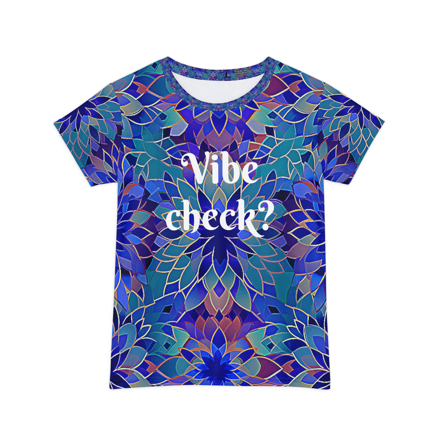 Vibe Check? Women's Short Sleeve Shirt (AOP)