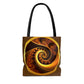 Gold Swirl Tote Bag