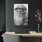 Grandad with a Long Beard and Hair - Acrylic Prints