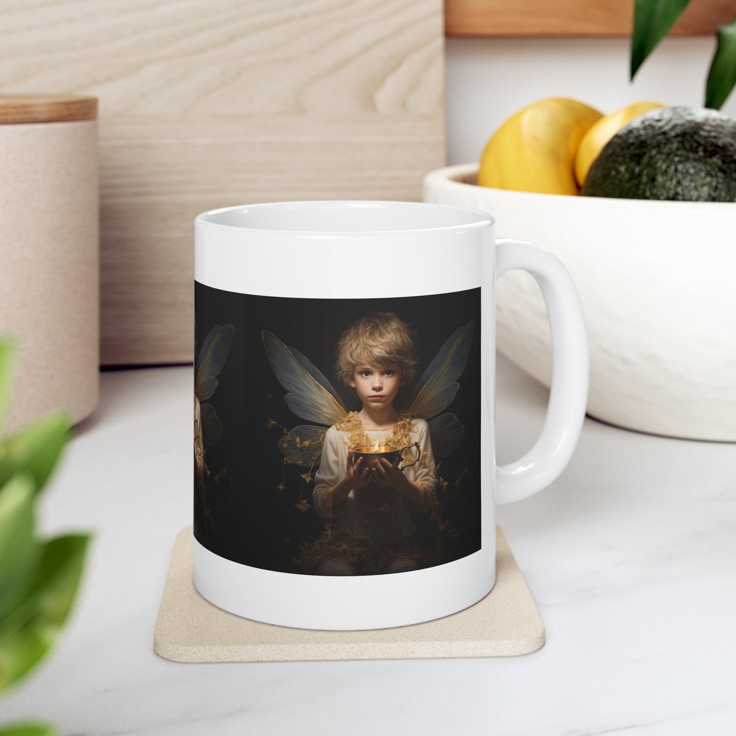 Teacup Fairy, Cedar - Ceramic Mug 11oz