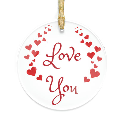 Valentine - Love You Acrylic Ornaments