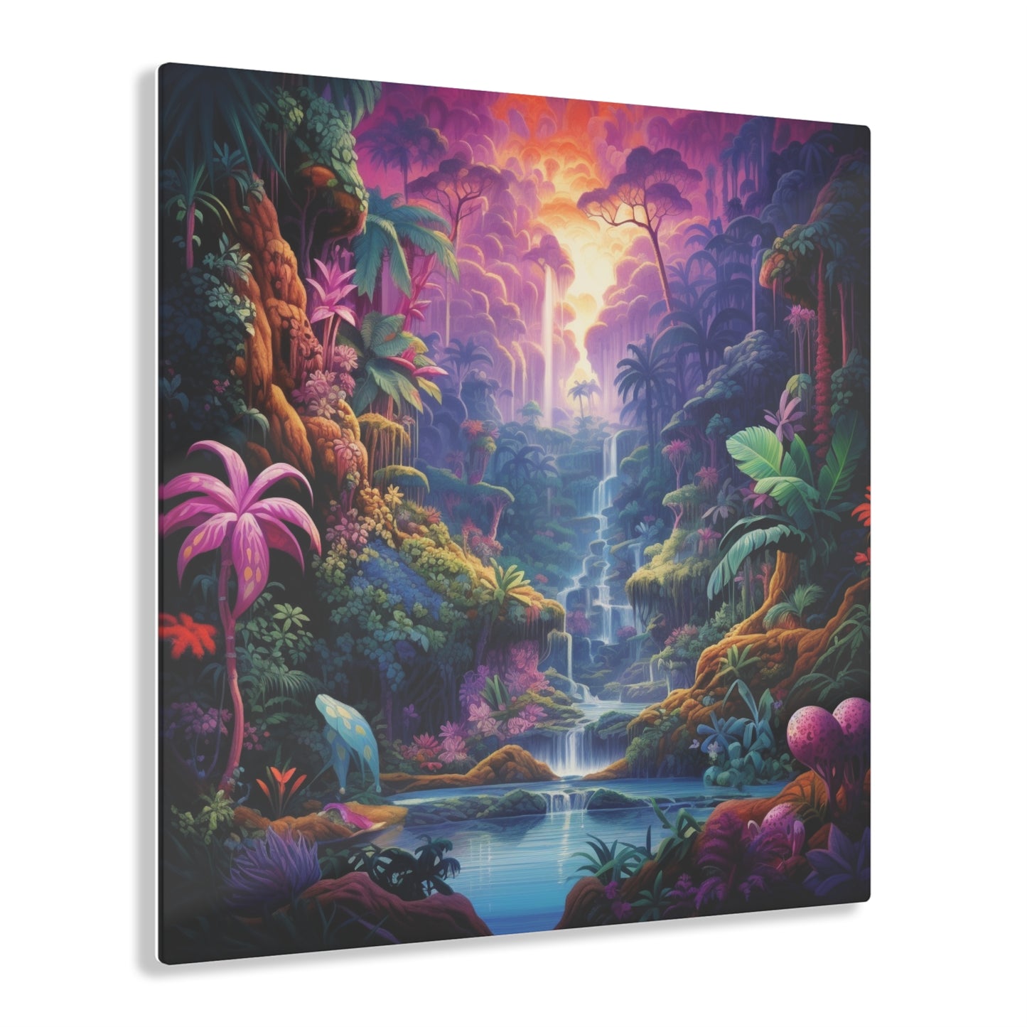 High Waterfall - Acrylic Prints