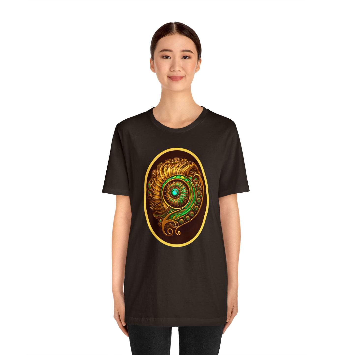 Gold and Green Medallion - Jersey Short Sleeve Tee