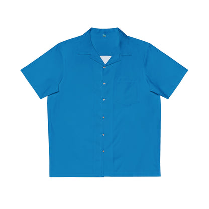 Peacock Blue Button Up Shirt