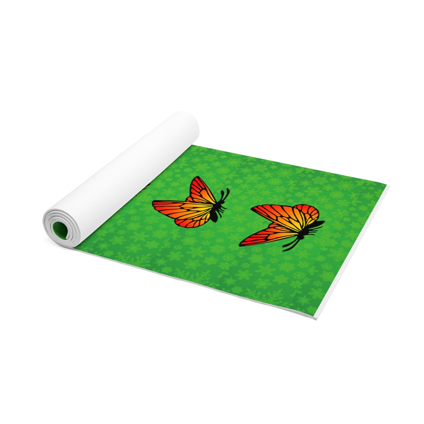 Butterflies in the Grass - Foam Yoga Mat