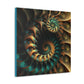 Alien Sea Shell 2 Canvas Gallery Wrapped Print