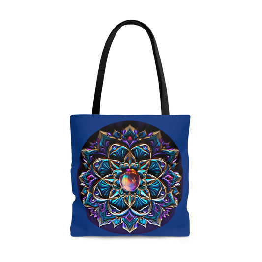 Blue Mandala Tote Bag