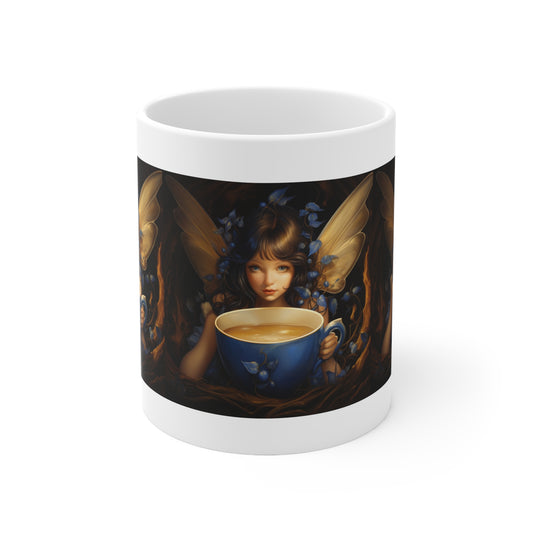 Teacup Fairy, Blossom - Ceramic Mug 11oz