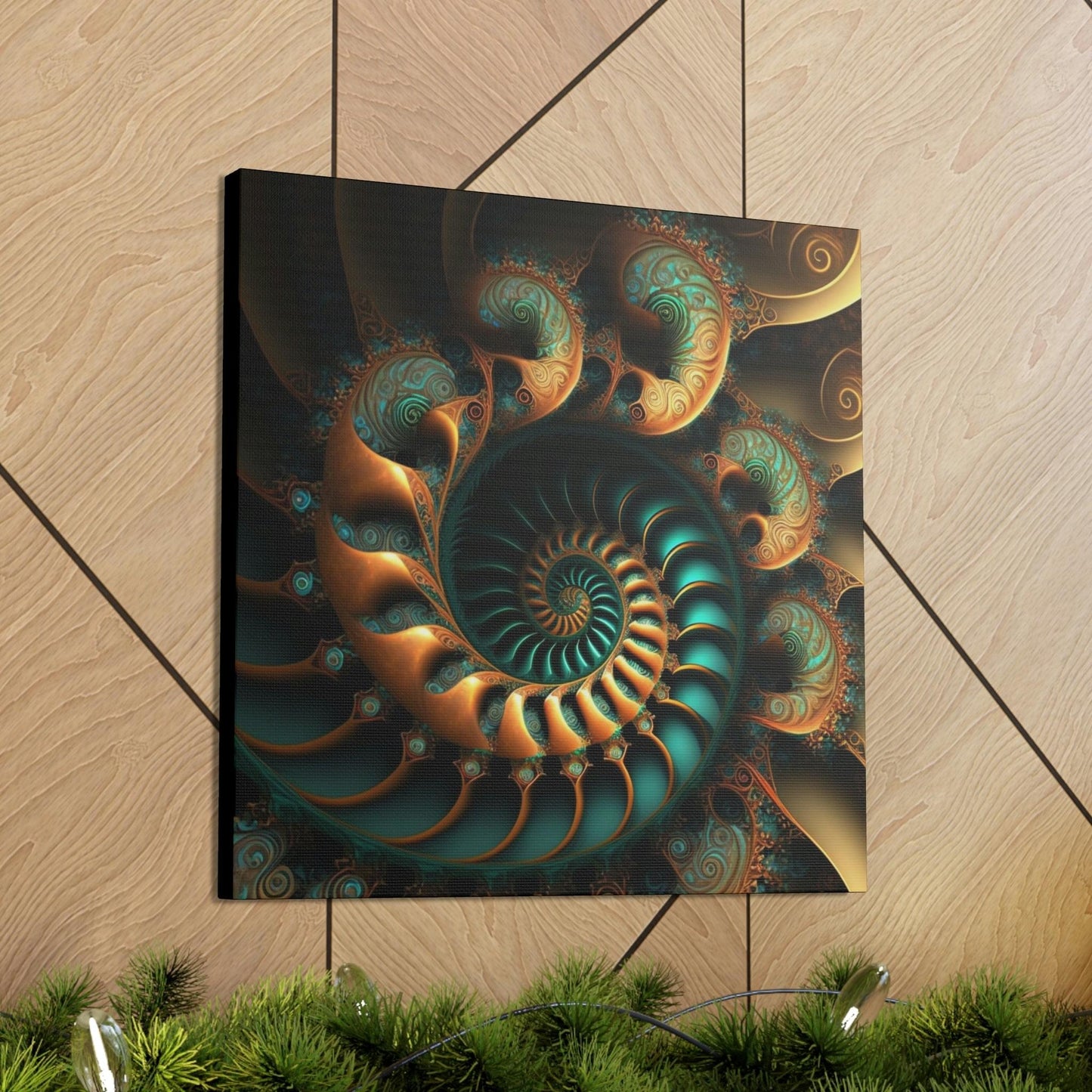 Alien Sea Shell 3 - Canvas Gallery Wrapped Print