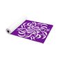 Purple and White Flowers - Foam Yoga Mat