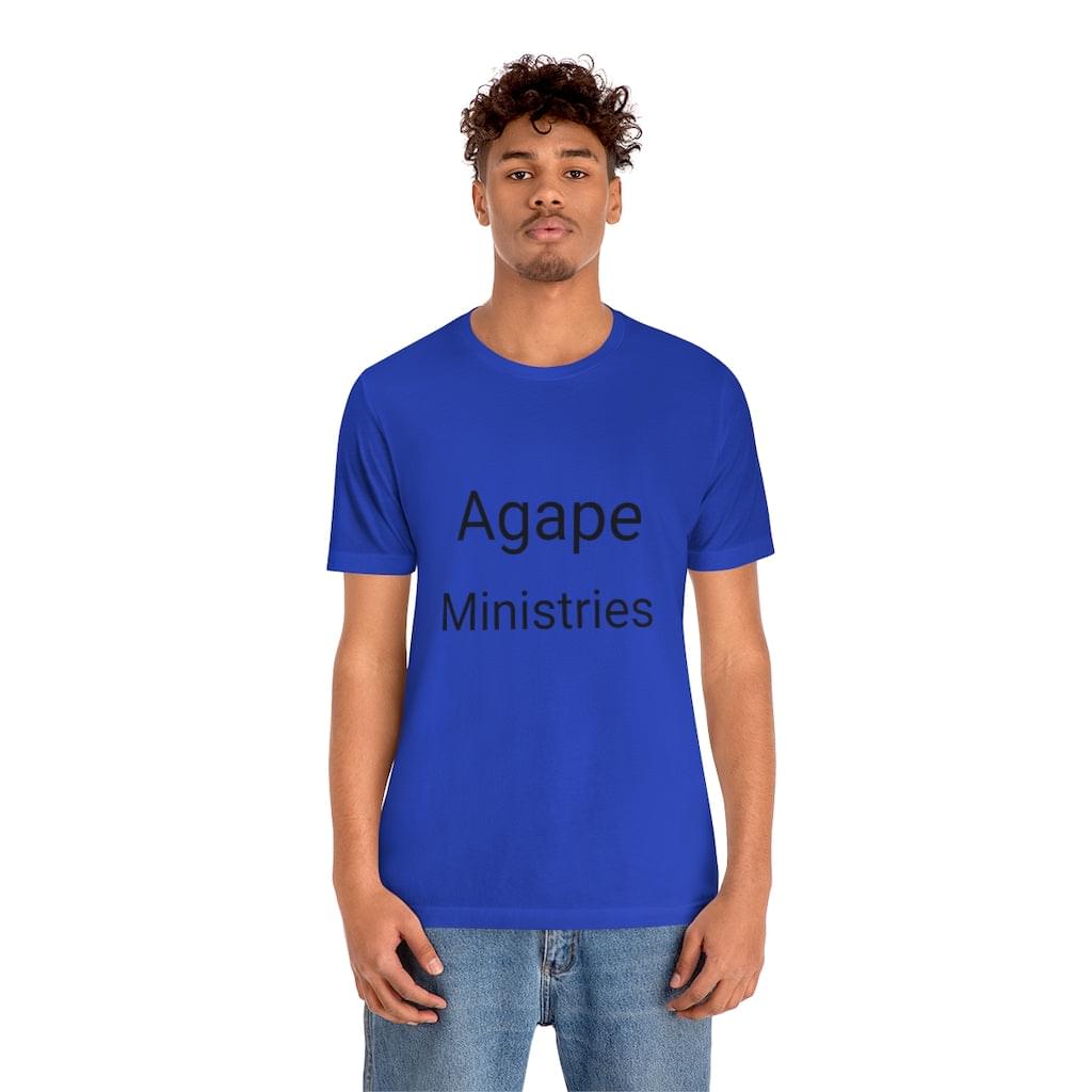 Agape in color - Unisex Jersey Short Sleeve Tee