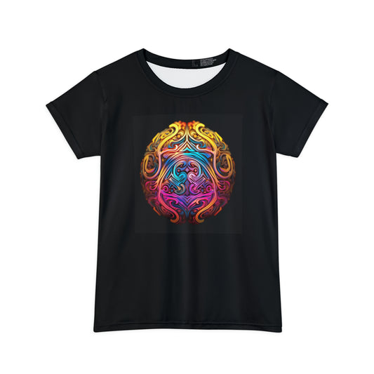 Rainbow Fractals Women's Short Sleeve Shirt