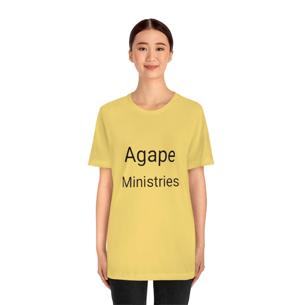 Agape in color - Unisex Jersey Short Sleeve Tee