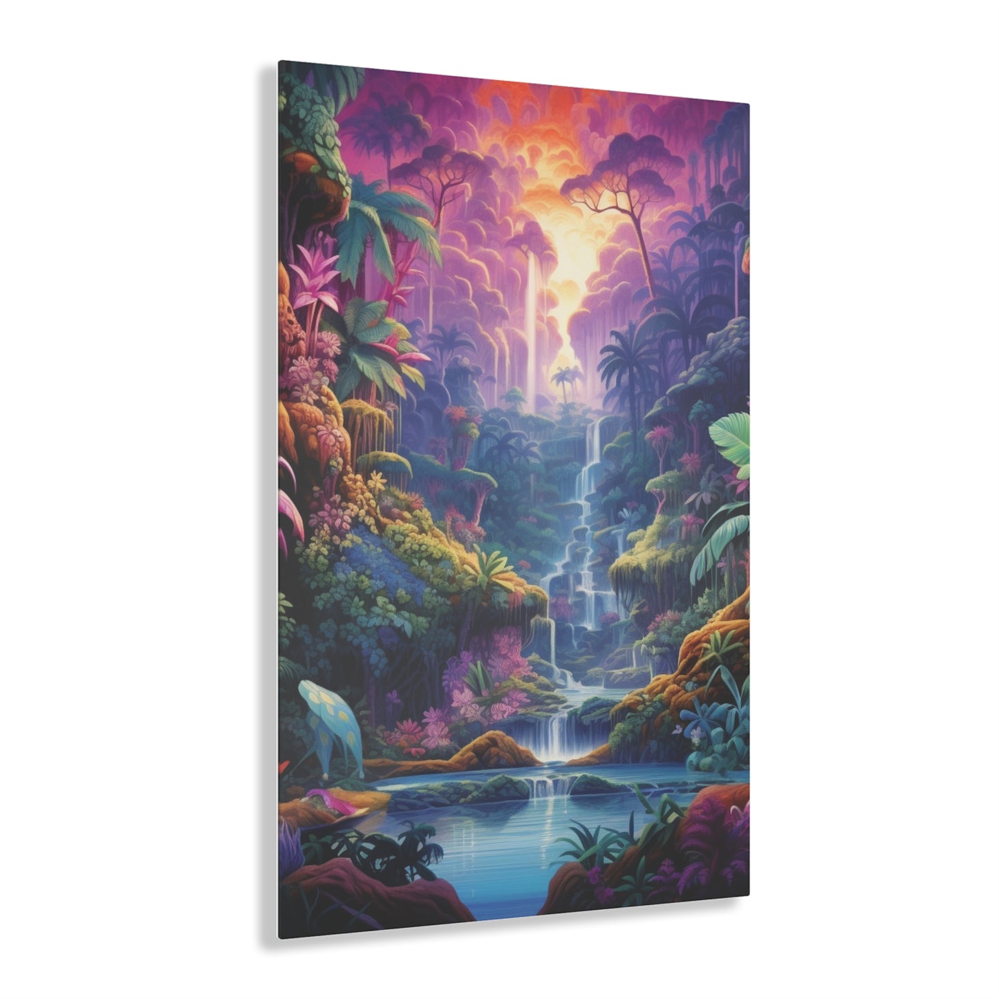 High Waterfall - Acrylic Prints