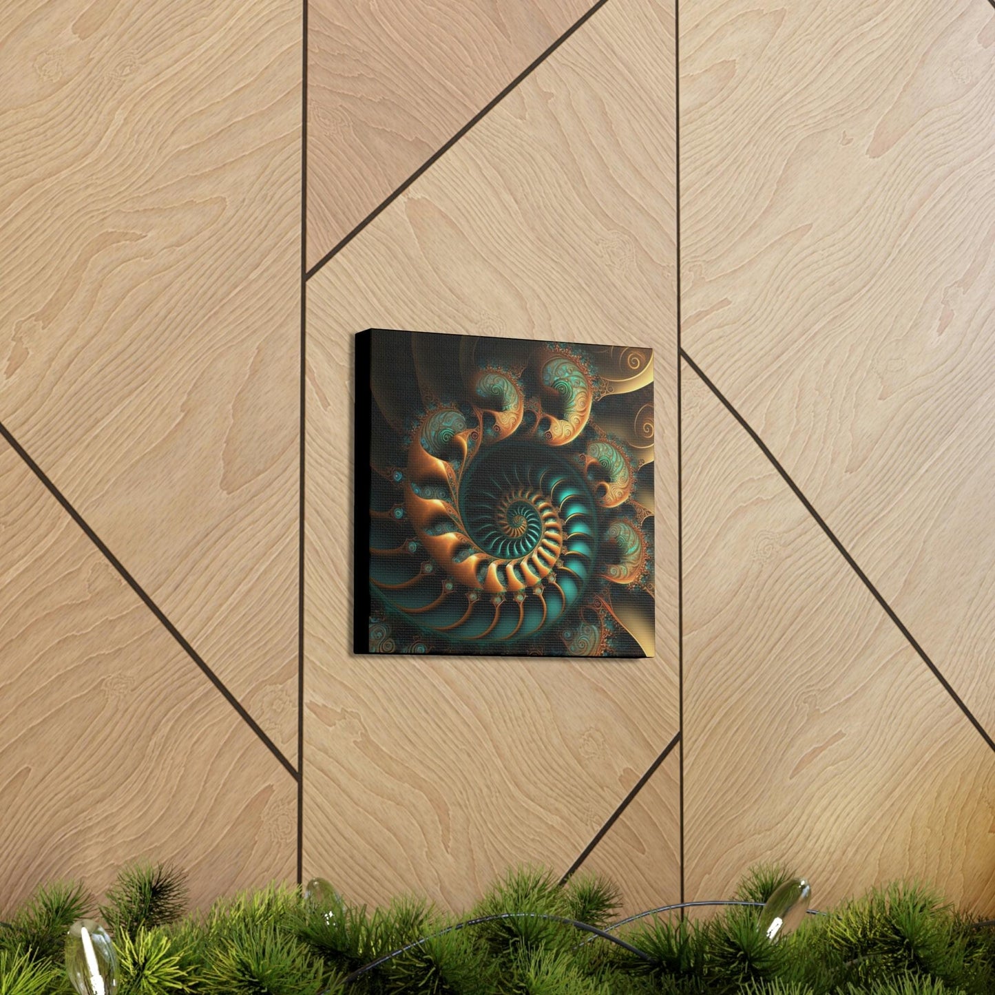 Alien Sea Shell 3 - Canvas Gallery Wrapped Print