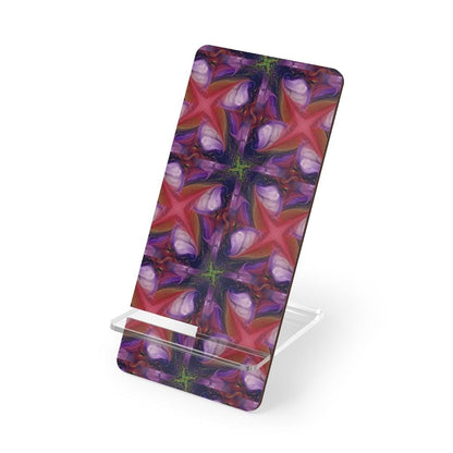 Abstract Cross Mobile Display Stand for Smartphones