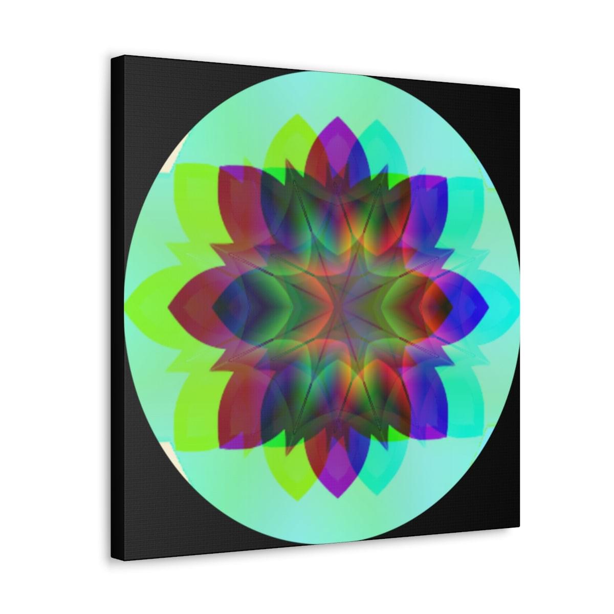 Abstract Flower - Canvas Gallery Wrapped Print