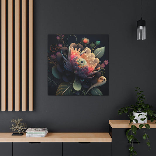 Alien Pink Spider Lily - Canvas Gallery Wrapped Print