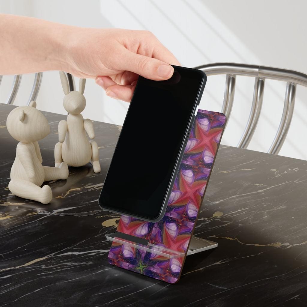 Abstract Cross Mobile Display Stand for Smartphones