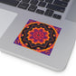 Abstract Circle Pattern Square Vinyl Stickers