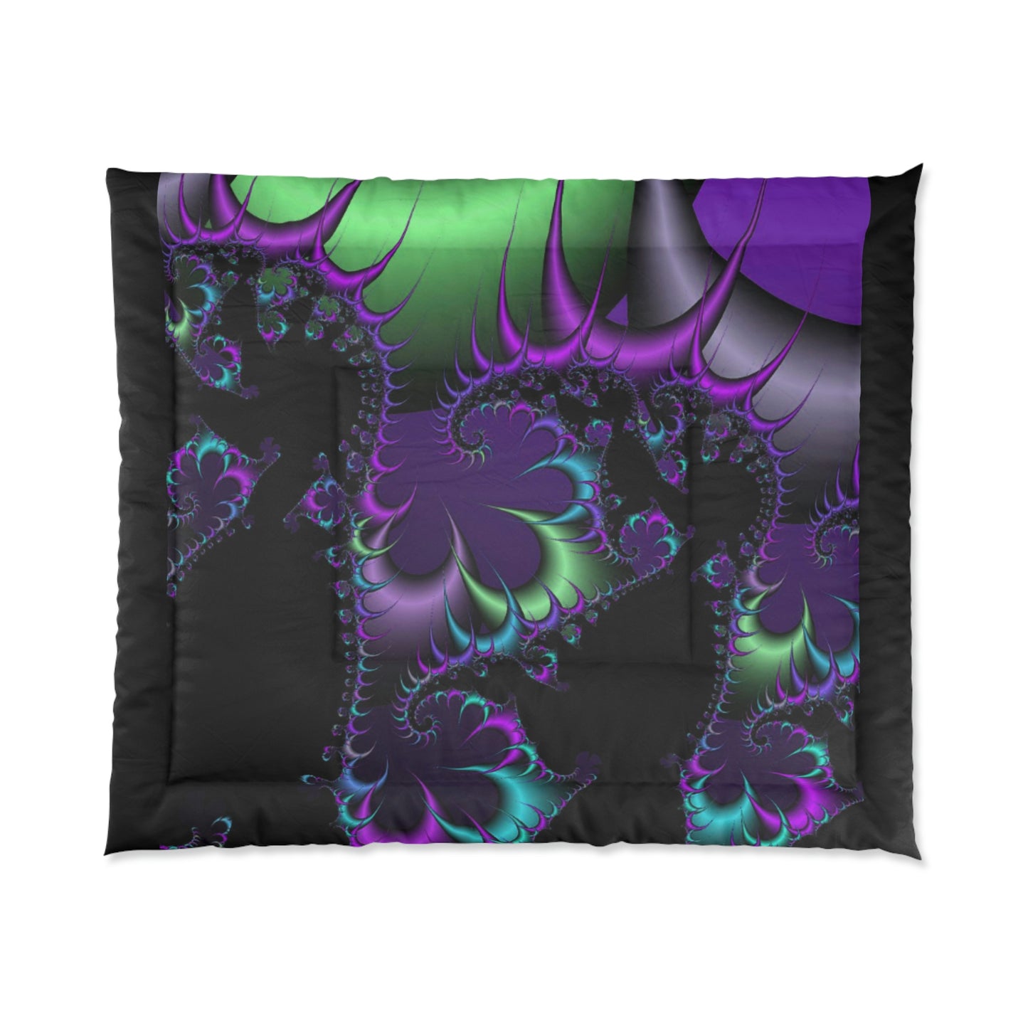 Purple Curls Comforter