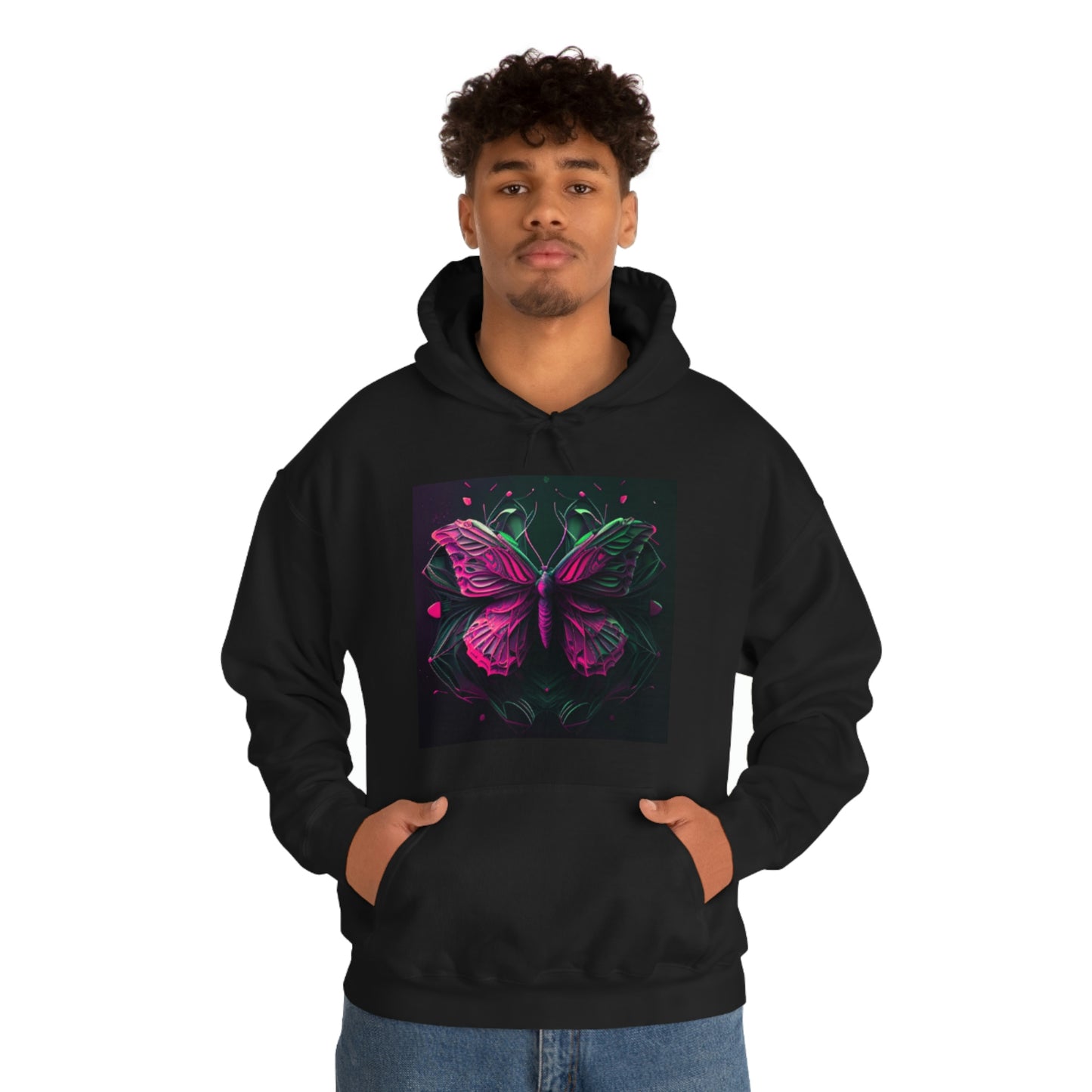 Pink Butterfly - Hoodie