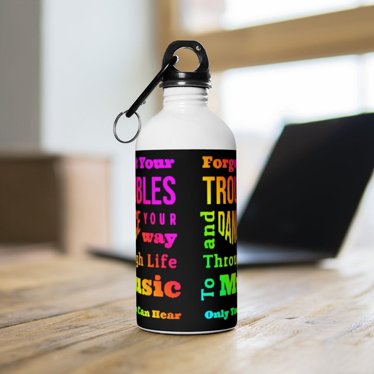 Dance Your Way Through Life - Stainless Steel Water Bottle