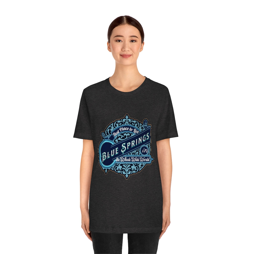 Blue Springs Shout-Out - Unisex Jersey Short Sleeve Tee