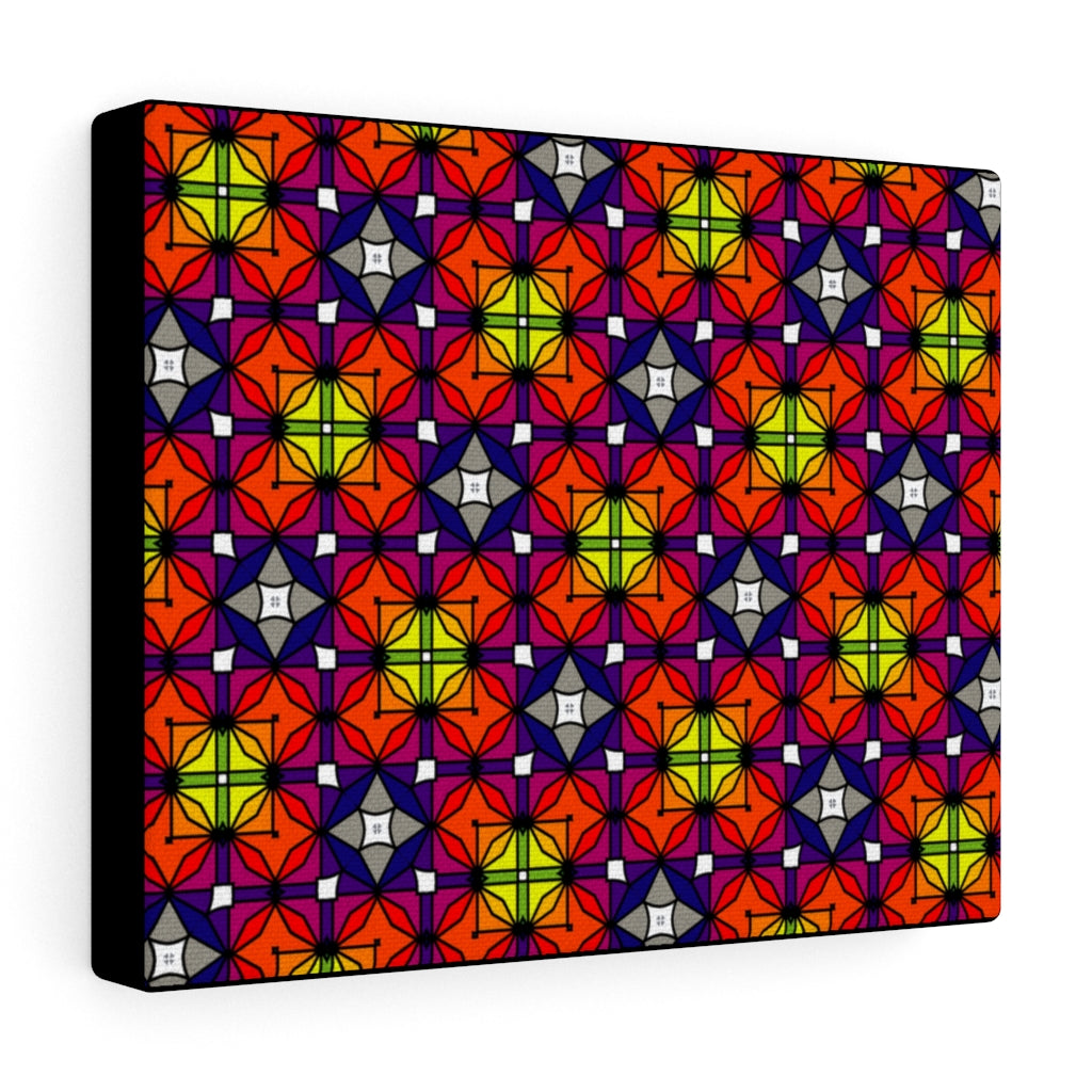 Boxes, Stars, and Diamonds - Canvas Gallery Wrapped Print
