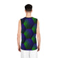 Green and Purple Hexagons - Basketball Jersey