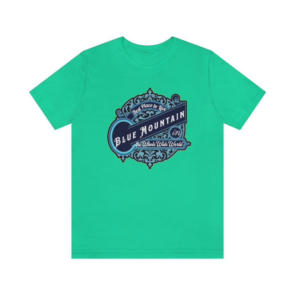 Blue Mountain Shout-Out - Unisex Jersey Short Sleeve Tee