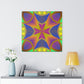 Gold, Purple, and Blue Cross - Canvas Gallery Wraps