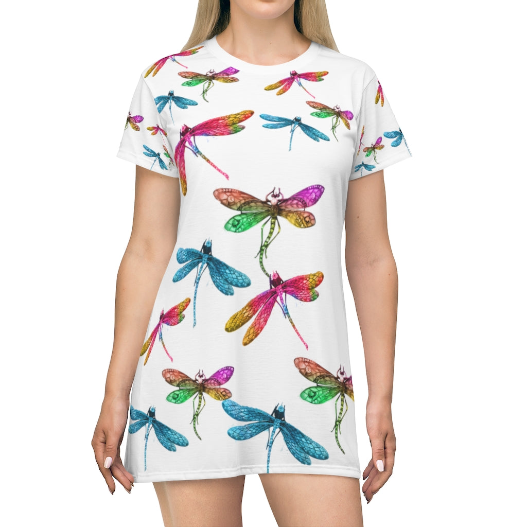 Dragonfly - All Over Print T-Shirt Dress
