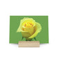 My Beautiful Yellow Rose with Picture Stand