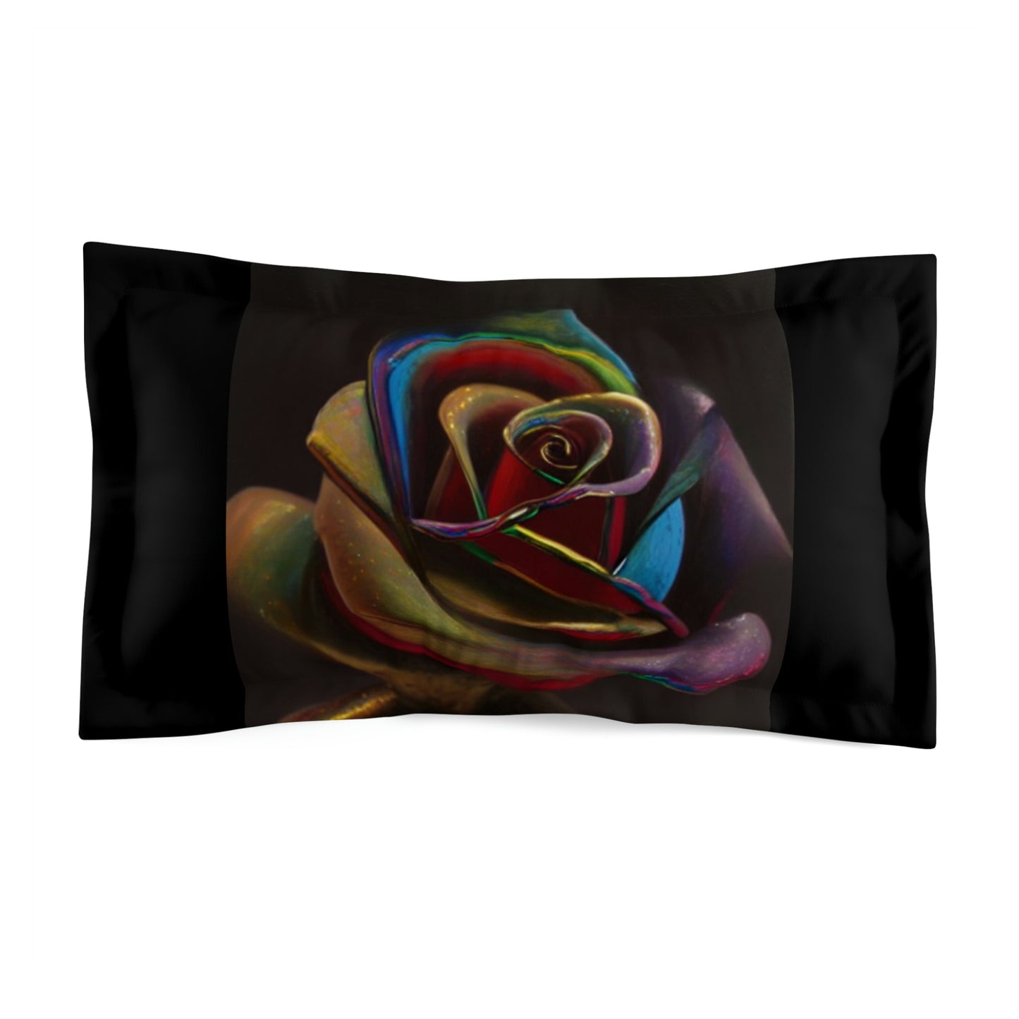 Dark Rose Microfiber Pillow Sham