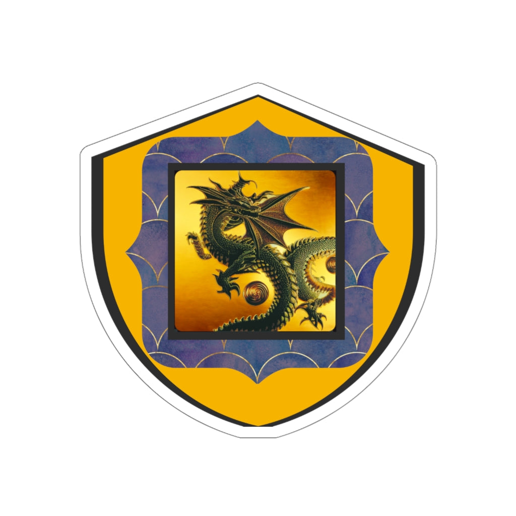 Dragon Shield - Die-Cut Stickers