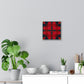 Red and Black Cross - Canvas Gallery Wrap Print