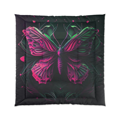 Pink Butterfly Comforter