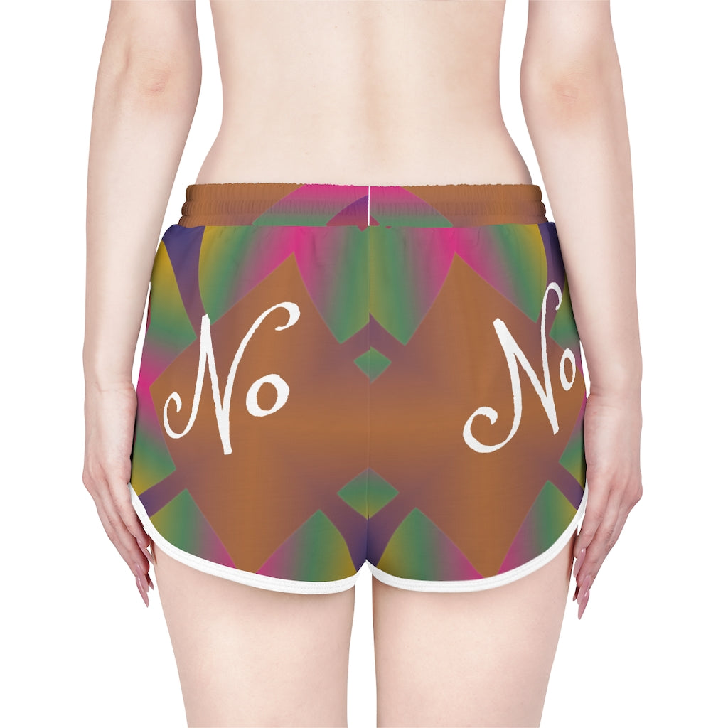 Yes - Women's Relaxed Shorts (AOP)