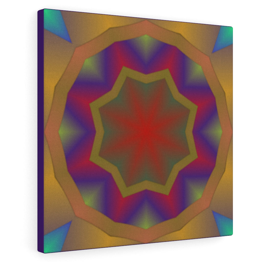 Red and Blue Blossom - Canvas Gallery Wraps
