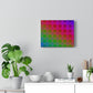 Rainbow Lattice - Canvas Gallery Wrapped Print