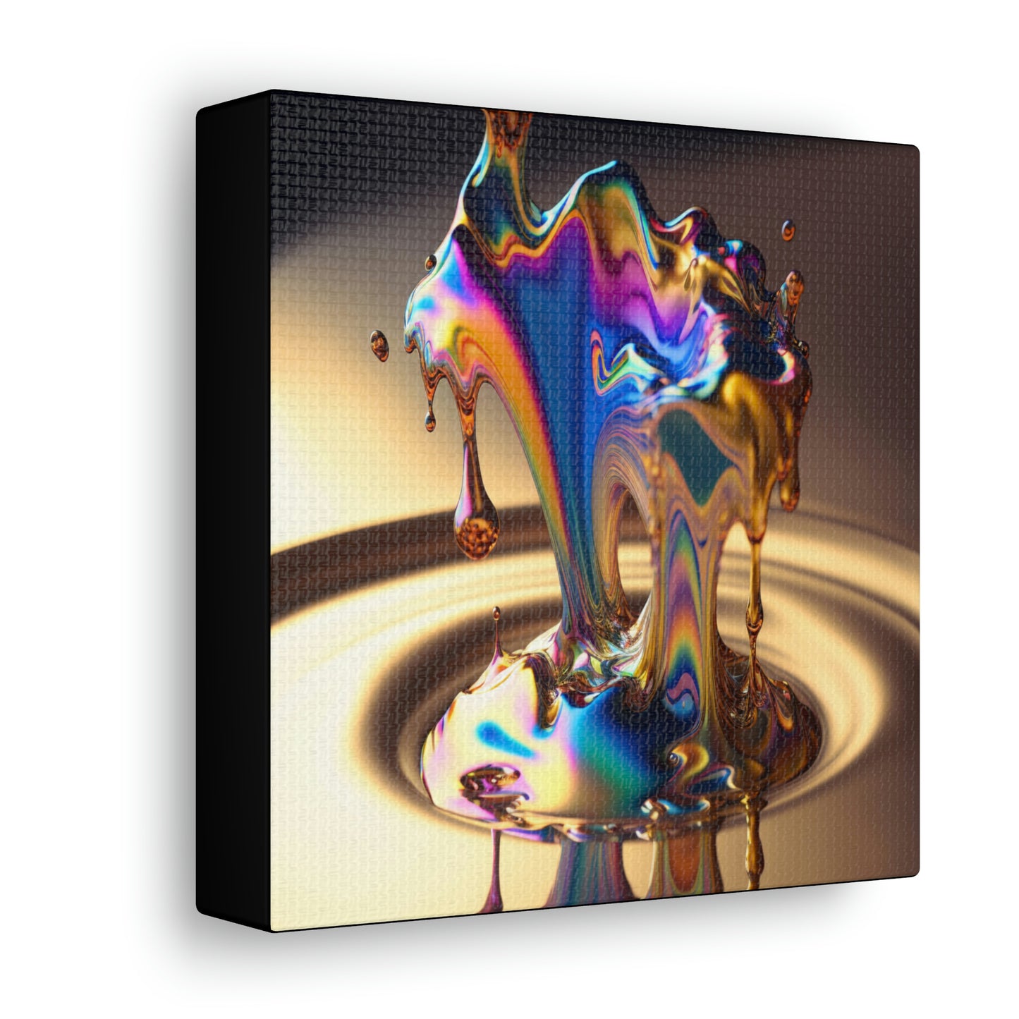 Liquid Matal 2 - Canvas Gallery Wrapped Print