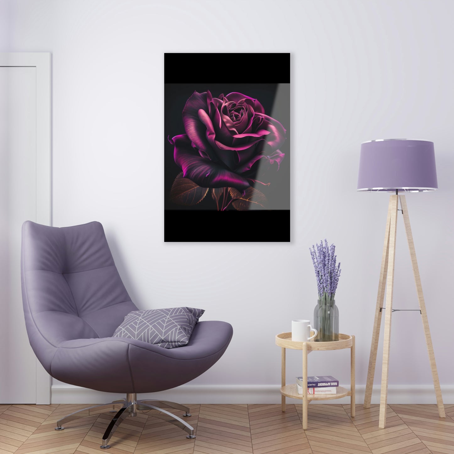 Purple Rose Acrylic Prints