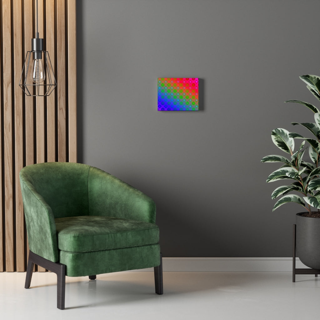 Rainbow Boxes - Canvas Gallery Wrapped Prints