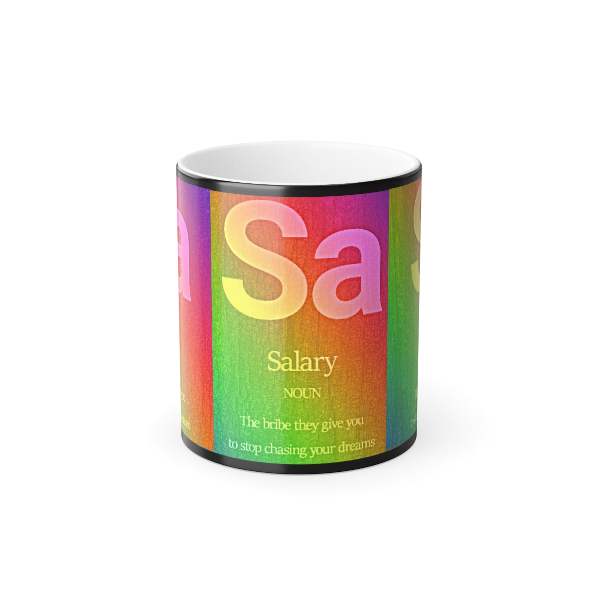 Salary - Color Morphing Mug, 11oz