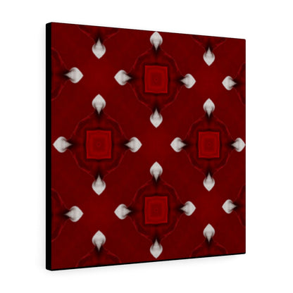Red Squares Canvas Gallery Wraps
