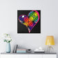 Quilted Heart - Canvas Gallery Wrapped Print